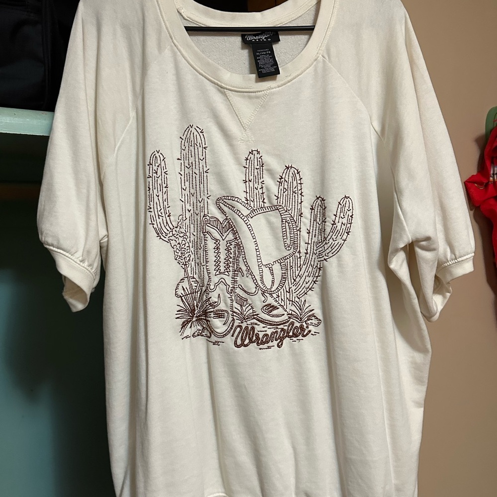 Wrangler Retro Off-White Tee